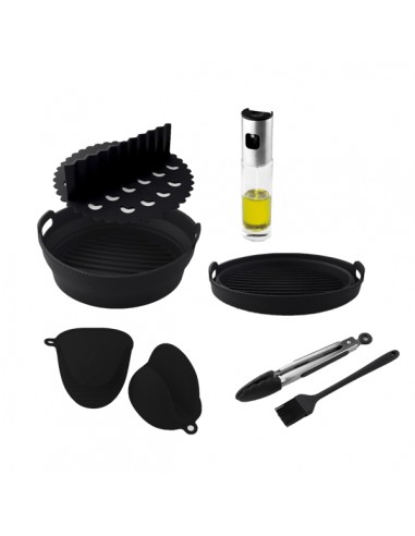 Cecotec Cecofry Pack de Accesorios para Freidora de Aire - Antiadherente - Apto Lavavajillas - Libres de BPA - Molde y
