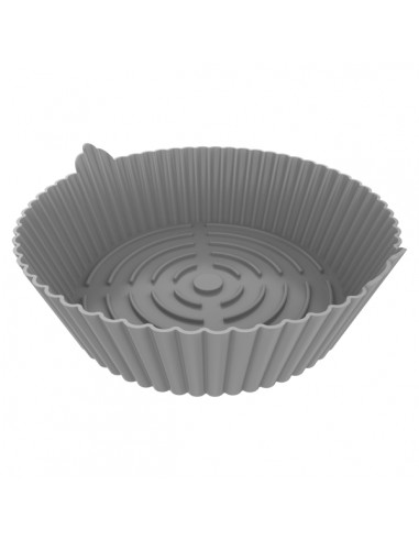 Cecotec Cecofry Bucket Pack de 3 Moldes Circulares para Freidoras de 5 a 8L - Silicona de Alta Calidad - Apto para Microondas