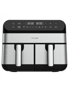 Cecotec Cecofry Advance 9000 Inox Freidora sin Aceite Doble - 2800W - Capacidad de 9L - Rango de 80 a 200Â°C - 8 Programas