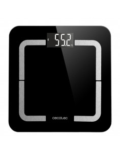Cecotec Surface Precision 9500 Smart Healthy Bascula Corporal - Bluetooth - Pantalla LCD - Acero Inoxidable - Vidrio Templado