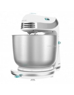 Cecotec Cecomixer Easy White Batidora Amasadora 250W - Bol de Acero Inoxidable de 3 5L - Movimiento Planetario - 6 Velocidades