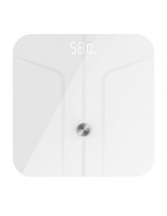 Cecotec Surface Precision 970 Smart Healthy Bascula Corporal - Bluetooth - Pantalla LED - Vidrio Templado - Medicion de