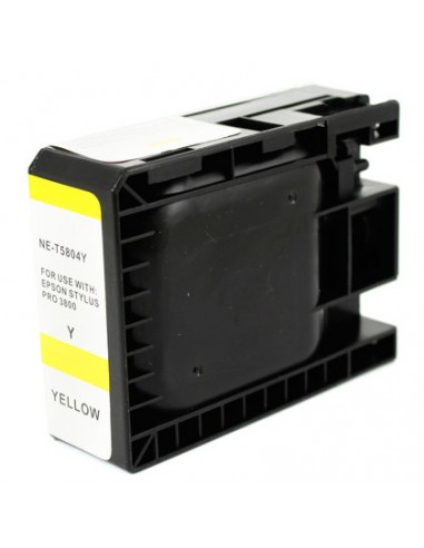 Epson T5804 Amarillo Cartucho de Tinta Pigmentada Generico - Reemplaza C13T580400