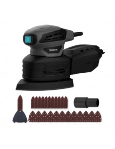 Cecotec PerfectSurface 180 Delta Lijadora Orbital - 180W - 28.000 Vibraciones por Minuto - Cable 3m - Incluye Accesorios -