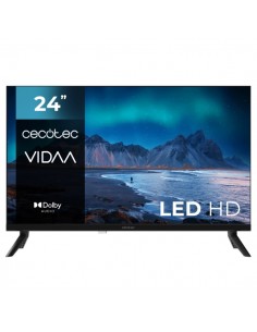Cecotec A5 series ALH50024 Televisor Smart TV de 24" LED con Resolucion HD - Sistema Dolby Audio - Sistema Operativo VIDAA -