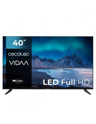 Cecotec A5 series ALF50040 Televisor Smart TV de 40" LED con Resolucion HD - Sistema Dolby Audio - Sistema Operativo VIDAA -