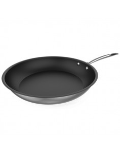 Cecotec Polka Classy Steel Sarten de Acero Inoxidable de 28cm - Alta Durabilidad - Compatible con Induccion - Facil Limpieza