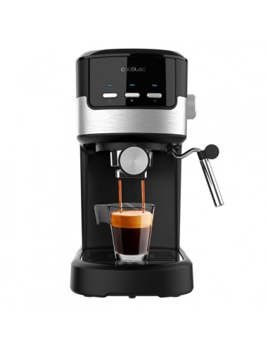 Cecotec Power Espresso 20 Pecan Cafetera Expresso con Vaporizador - Potencia 1100W - Capacidad 1.25L - Presion 20bar -