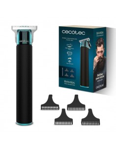 Cecotec PrecisionCare Profiling Cortapelos Inalambrico - Cuchilla de Acero Inoxidable - Incluye 4 Peines Guia - Ergonomico -