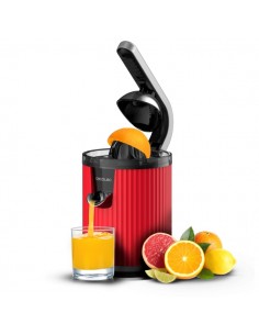 Cecotec Xqueeze RetroJuice 600 Exprimidor Electrico - 600W - Filtro de Acero Inoxidable - Conos Desmontables - Palanca de