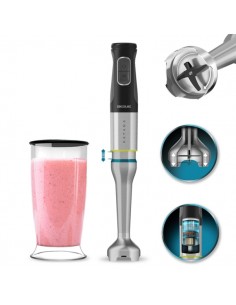 Cecotec Katana 15 Jarg Batidora de Mano - Potencia 1500W - Movimiento Oscilante - Velocidad Ajustable - Cuchillas Recubiertas