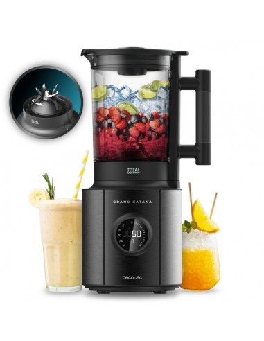 Cecotec Grand Katana 2700Max Total Destroy Screen Batidora de Vaso - 2700W - Contrarrotante - 10 Velocidades - Jarra de 1.8L