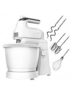 Cecotec PowerTwist 500 Gyro Batidora de Varillas 500W - Bol Autogiratorio de 3 5L - 5 Niveles de Velocidad - Funcion Turbo -