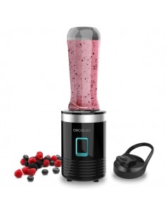 Cecotec Power Titanium 350 Batidora de Vaso Portatil - Potencia 350W - Ergonomico - Apto para Lavavajillas - Cuchillas