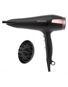 Cecotec IoniCare Elegance Secador de Pelo - Potencia 2400W - Tecnologia con Iones - Temperatura Regulable - Cable de 1.8m -