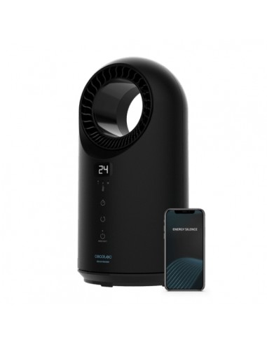 Cecotec ReadyWarm 8400 Bladeless Connected Calefactor Electrico - 1500W - Tecnologia sin Aspas - Control Wi-Fi - Funcion