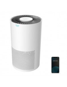 Cecotec TotalPure 2000 Connected Purificador de Aire - 50W - Control Wi-Fi y Tactil - Cobertura hasta 50m3 - 3 Etapas de