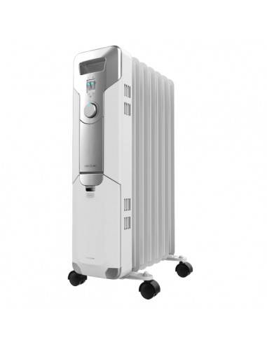 Cecotec ReadyWarm 7000 Space Radiador de Aceite con 7 Modulos de 150x580mm - 1500W - Calienta hasta 15m2 - 3 Niveles de