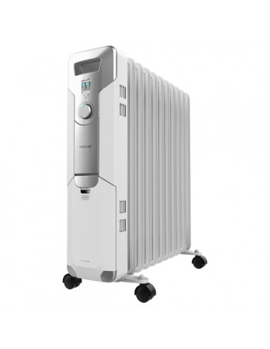 Cecotec ReadyWarm 11000 Space Radiador de Aceite con 11 Modulos de 150x580mm - 2500W - Calienta hasta 25m2 - 3 Niveles de