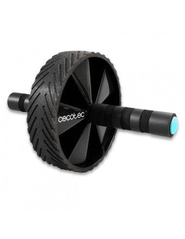 Cecotec DrumFit AB Wheel Rueda Abdominal - Soporta hasta 200kg - Multifuncion - Agarre Antideslizante Acolchado - Esterilla