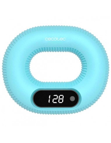 Cecotec Drumfit HandFit Smart Fortalecedor de Mano - Pantalla LED Inteligente - Resistencia de 14kg - Base Antideslizante -