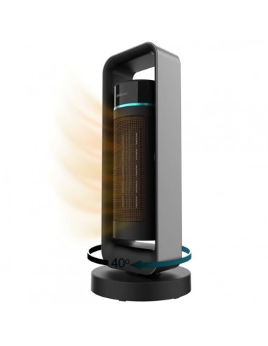 Cecotec ReadyWarm 2000 Max Ceramic Rotate Design Calefactor Ceramico de Torre - Potencia de 2000W - Oscilante - 3 Modos de