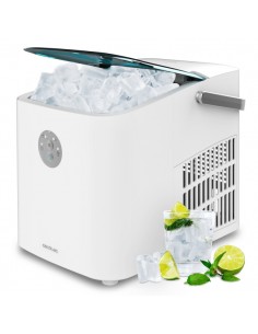 Cecotec Chillin Ice 1200 Go Maquina de Hielo - 120W - Capacidad de 12kg Diarios - Control con Botones y LEDs - Ventana para