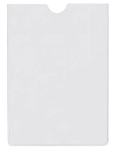 Esselte Pack de 100 Portacarnets TamaÃ±o 78x114mm 75Q 140 micras - PVC Transparente Acabado Liso