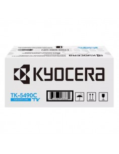 Kyocera TK5490C Cyan Cartucho de Toner Original - 1T0C22CNL1 TK5490C