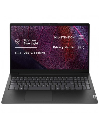 Lenovo V15 G5 IRL Portatil 15.6" Intel Core I5-13420H - 8GB - 512GB SSD - Color Negro - Teclado QWERTY (ES)