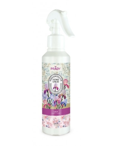 Prady Ambientador Home Spray Lily - Frasco de 220 ml - Spray Pulverizador