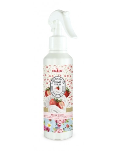 Prady Ambientador Home Spray Nata y Fresa - Frasco de 220 ml - Spray Pulverizador