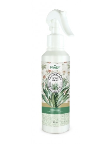 Prady Ambientador Home Spray Citronela - Frasco de 220 ml - Spray Pulverizador