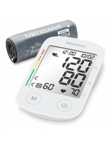 Medisana BU535 Tensiometro de Brazo Automatico - Medicion Oscilometrica Precisa con Deteccion de Arritmias - 120 Memorias
