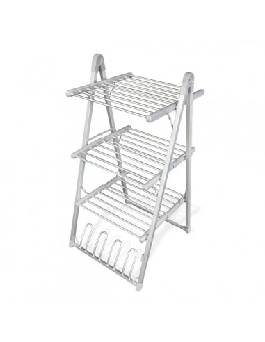 Innovagoods Verayer Tendedero Electrico Plegable - 300W - Soporta hasta 2.5kg por Nivel - Cable 140cm - Temperatura hasta