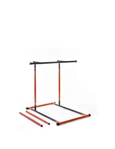 Innovagoods Estacion de Dominadas y Fitness - Soporta hasta 110kg - Altura Ajustable - Guia de Ejercicios Incluida - Bolsa de