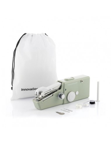 Innovagoods Sewket Maquina de Coser de Mano Portatil - Incluye Accesorios - Ideal para Viajes - Bolsa de Transporte - Apto