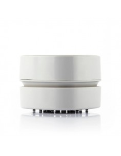 Innovagoods Micuum Mini Aspirador de Escritorio - Ideal para Mascotas - Facil Limpieza - Cepillos en la Base - 2 Pilas AA -