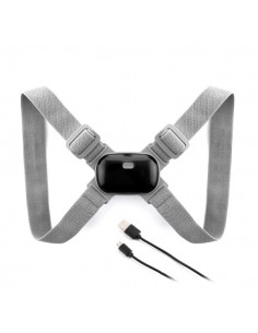 Innovagoods Viback Entrenador de Postura Inteligente - Bateria 400mAh - Aviso por Vibracion - Pantalla LCD - Recargable -