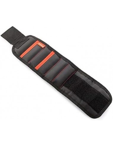 Innovagoods WrisTool Banda Magnetica - Incluye Accesorios - Multifuncion - Cierre con Velcro - 2 Bolsillos - 39x9.5x0.5cm -