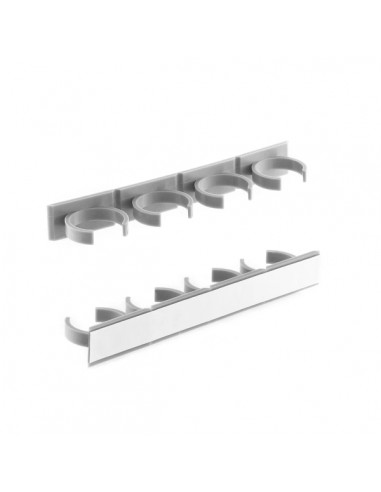 Innovagoods Jarlock Pack de 5 Organizador de Especias - 4 Soportes por Organizador - Divisible - Adhesivo Nano PU Gel -