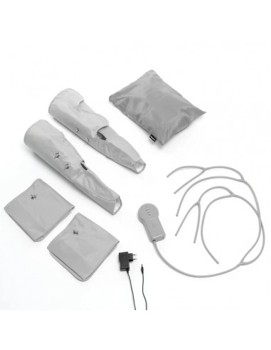 Innovagoods Maspres Masajeador de Piernas por Compresion de Aire - Cable 90cm - Presion hasta 96kPa - 4 Niveles de Intensidad