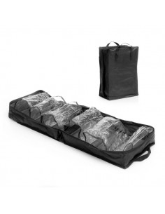 Innovagoods Doshen Bolso de Viaje para Calzado - Capacidad para 6 Pares - Asas de Transporte - Cremallera - 35x50x20cm -