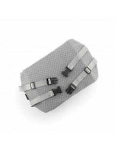 Innovagoods Glushion Cojin Lumbar de Gel - Funda Extraible - Antideslizante en 1 Cara - Panal de Abeja - Cintas de Sujecion -