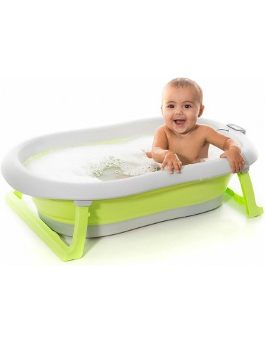 Innovagoods Fovibath BaÃ±era Plegable Evolutiva - Capacidad 38L - Soporta hasta 30kg - Termometro Digital con Sensor -