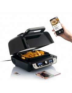 Innovagoods Fryinn 12-in-1 6000 Freidora de Aire con Grill - 3400W - 6L - Antiadherente - Incluye Accesorios - Temperatura