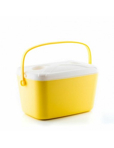 Innovagoods Lilty Nevera Portatil Rigida - Capacidad 15L - Asa de Transporte - Tapa Bandeja - Estilo Retro - Facil Limpieza -