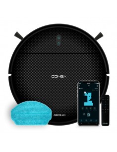 Cecotec Conga Animal Pro Robot Aspirador 5 en 1 - Navegacion Giroscopica - Bluetooth - Autonomia 120min - Succion hasta 2kPa