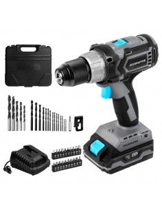 Cecotec CecoRaptor Perfect Drill 2020 Brushless Ultra Taladro Atornillador - Torque 46Nm - 2000rpm - Bateria 2Ah 20V - Luz