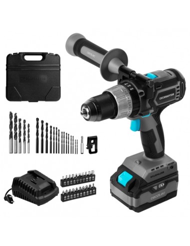 Cecotec CecoRaptor Perfect ImpactDrill 4020 Brushless Ultra Taladro Percutor Inalambrico - Torque 46Nm - 2000rpm - 3000Ipm -